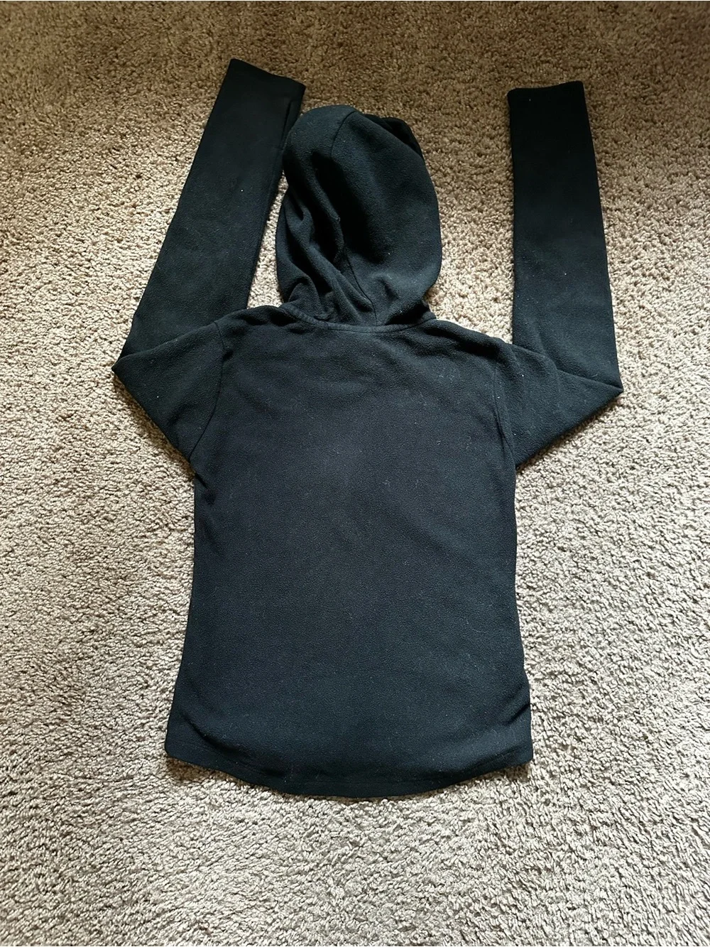 Avalanche Black Hooded Puffer Jacket with Pink Zipper